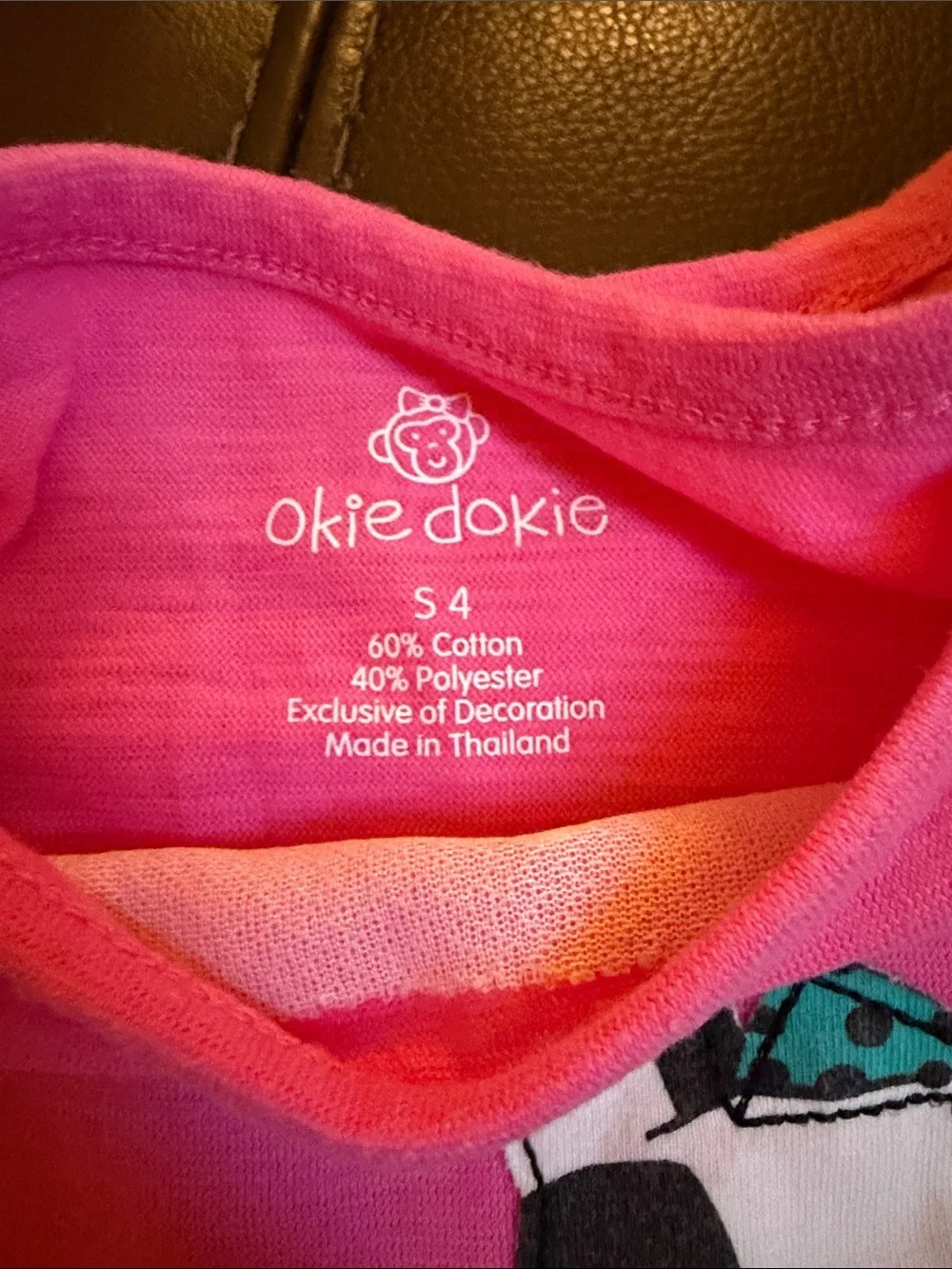 OKIE DOKIE adorable 3-shirt bundle size 4